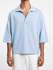 MAAND-Cuban Collar - Ice Blue