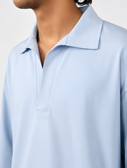 MAAND-Cuban Collar - Ice Blue